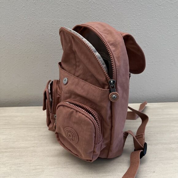 Kipling KIB7Y1 Lovebug Travel Small Backpack Polyamide Nylon Kind Rose - Picture 13 of 15